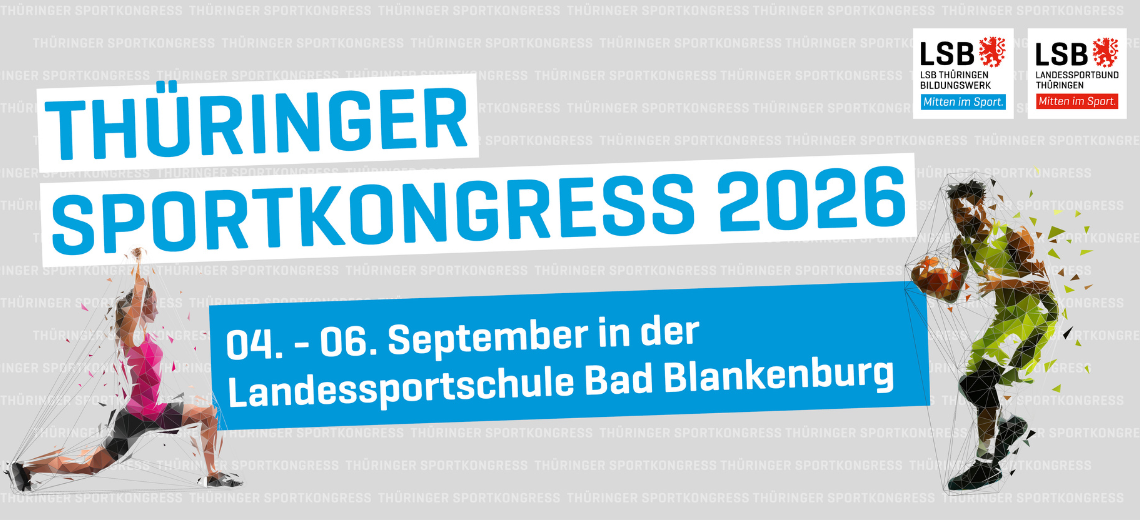 THÜRINGER SPORTKONGRESS 04.-06.09. IN BAD BLANKENBURG